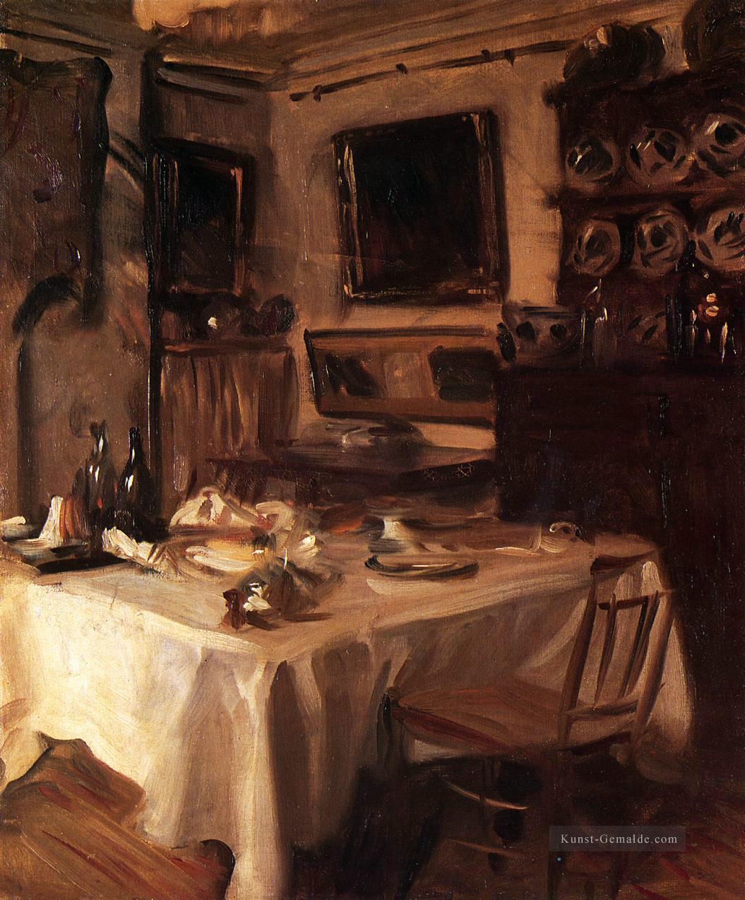 My Dining Room John Singer Sargent Ölgemälde